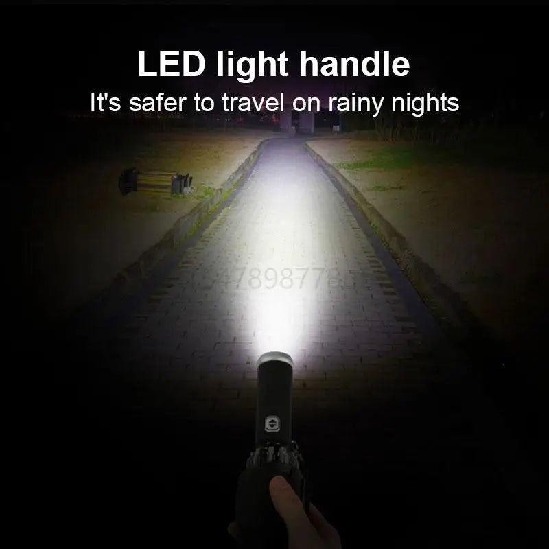 Automatic Umbrella With Reflective Stripe